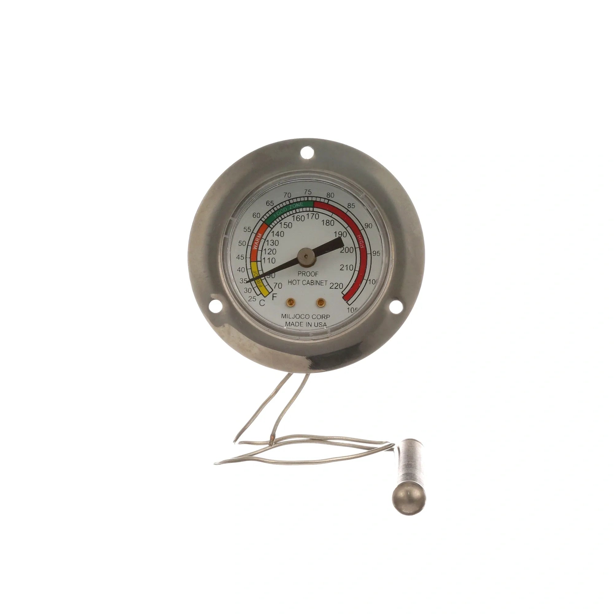 5238018K Cres Cor - Recessed Thermometer 70-220°F alternate view 1 5238018K Cres Cor - Recessed Thermometer 70-220°F alternate view 1